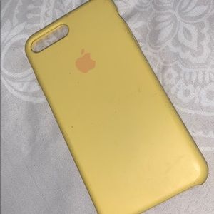 Apple yellow iphone 7 plus case
